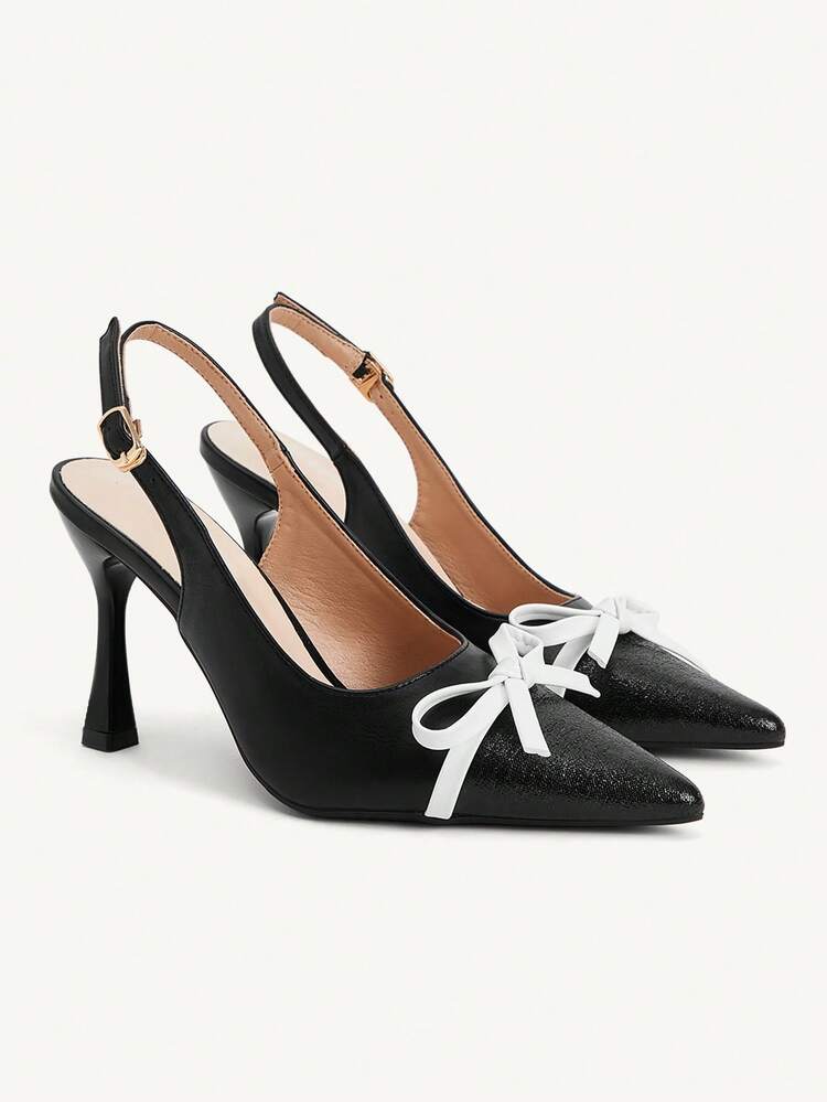CUCCOO CHICEST European And American Bow Decor Women's High Heels Wedding Shoes Summer Shoes Bride Shoes