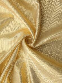 Franclia 优雅性感夏日连衣裙，闪亮金色面料垂褶露背迷你连衣裙，百搭时尚休闲连衣裙，适合海滩、音乐节、约会、情人节、派对等场合。金色鸡尾酒会礼服，金属质感连衣裙，吊带连衣裙，金色连衣裙，女士金色套装，金色金属质感连衣裙，女士金色连衣裙，金色吊带连衣裙，金属质感鸡尾酒会礼服，金色短款连衣裙，褶皱金色连衣裙，闪光金色连衣裙 - 金色 - 查看 6