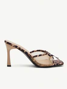 CUCCOO CHICEST Women Heeled Sandals Wedding Shoes Summer Shoes Bride Shoes - leopard print - View 3
