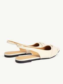 CUCCOO CHICEST Women's Pointed Toe Casual Versatile Flat Shoes Wedding Shoes - Apricot - View 4