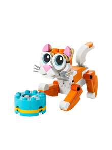 LEGO Creator 3-In-1 Orange Cat Kids 6Years+ 30714 - Multicolor - View 2