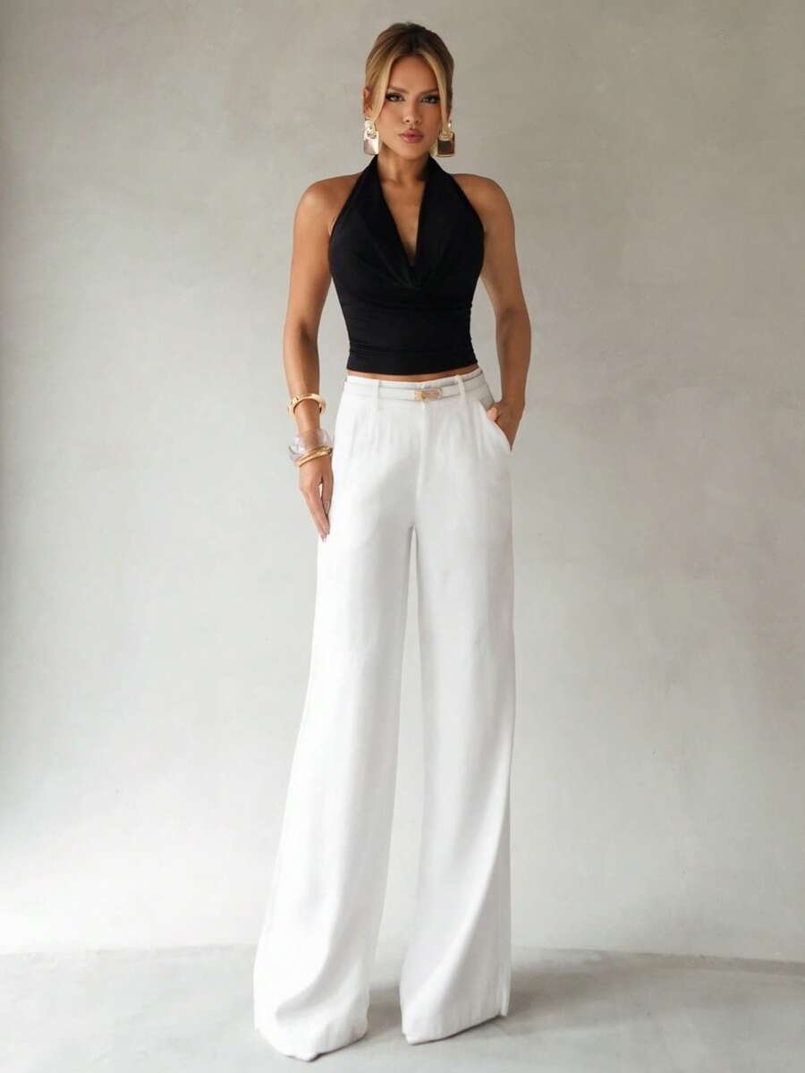 Sandy Gomes 万圣节女式露背吊带黑色娃娃背心 - 彩色 - 查看 1