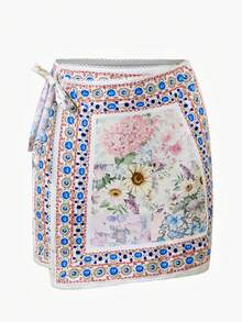 Swim Oasis 3件套女士印花抹胸比基尼套装 - 彩色 - 查看 3