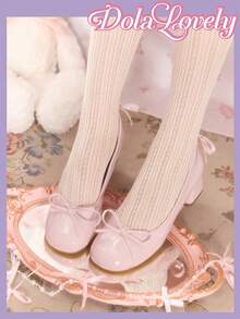 Light pink patent leather