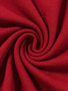 Franclia French Retro-Style Light Luxury Red Bow Pearl Knitted Sleeveless Vest Top, Unique And Exquisite Design, Women's T-Shirt, Women's Spring And Summer T-Shirt, Women's Sexy Burgundy Vest, Sleeveless Top, Spring Clothing, Summer Outfit, Outing, Vacation, Leisure, Y2K, Graduation Season, Fashionable Outfit, Versatile, CommutingGraduation Season Attire, Fashionable Casual Commuter Wear, Business Office Wear, Versatile And Stylish Everyday Casual Wear, Urban Teacher's Professional Attire - Burgundy - View 5