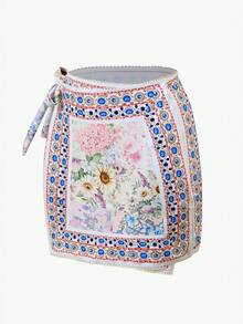 Swim Oasis 3件套女士印花抹胸比基尼套装 - 彩色 - 查看 5