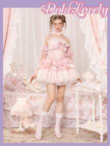 Dola Lovely 女士浅粉色漆皮圆头蝴蝶结后跟带鞋，温柔甜美，日常通勤百搭鞋款 - 淡粉色 - 查看 2