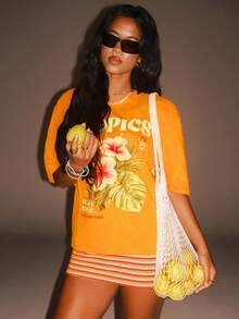 Athîral 女士休闲度假两件套，系带抹胸上衣和迷你裙 - 彩色 - 查看 7