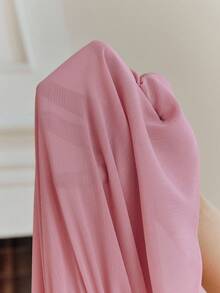 Anewsta 高品质甜辣荷叶边3D玫瑰连衣裙，小众设计系带V领喇叭袖蛋糕裙，复古少女收腰迷你连衣裙 - 藕粉色 - 查看 8