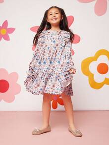 Mini mi #PrincessGlam 女童圆头全钻蝴蝶结亮片玫瑰金芭蕾平底鞋 – 闪亮、优雅又舒适 - 玫瑰金 - 查看 5