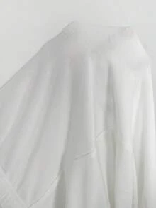 Athîral Women's Casual Heart Embroidery Sweatpants - White - View 7