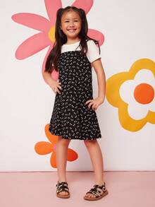 Mini mi #ModernRoman 儿童三扣优质纯素皮革黑色T字带平底凉鞋 – 安全、时尚、舒适 - 黑色 - 查看 9