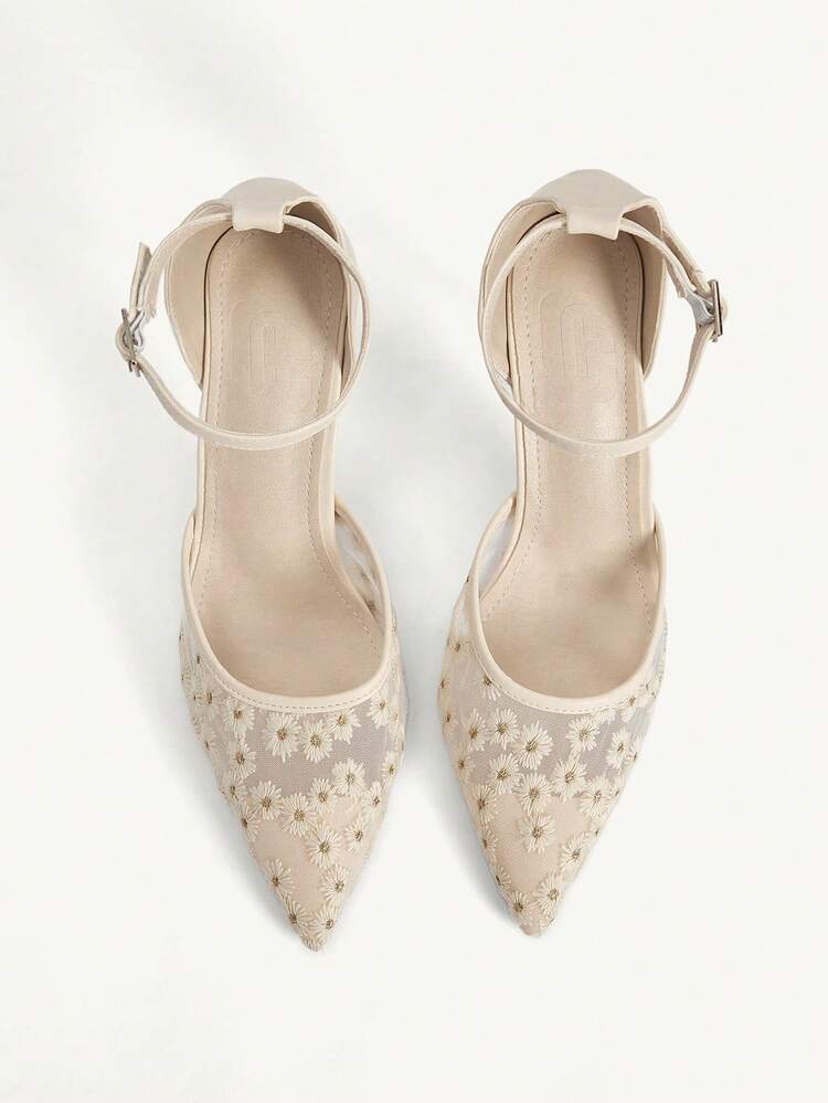 CUCCOO CHICEST Women Heeled Sandals Wedding Shoes Summer Shoes Bride Shoes