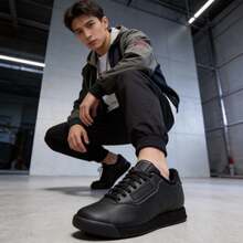 Tenis Negros – Estilo Casual y Versátil - Negro - Ver 1