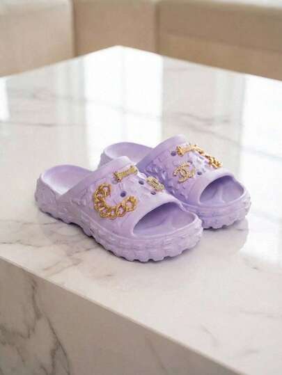 Sandalias Slide para mujer, sandalias gruesas