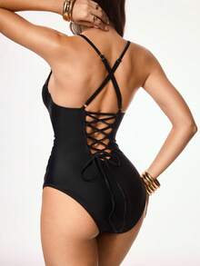 Shapewave 2026春夏新款女士泳装上市，适合度假、约会、西部风情、邮轮、海滩、海岛、公路旅行、四季皆宜、音乐节、波西米亚风度假、秋日休闲波西米亚风Y2K褶皱短裤、优雅复古休闲黑色金属点缀连体泳衣、休闲海滩度假黑色连体泳衣、钢圈连体泳衣、收腹连体泳衣、系带露背泳衣、性感连体泳衣、女士连体泳衣、性感连体泳衣、女士连体比基尼、女士连体衣、拉链泳衣、瑜伽连体裤、春夏精选Ysk服装Z65c7代码女士服装折扣女士泳衣、收腹女士连体泳衣、黑色泳衣、系带泳衣、聚拢泳衣、女士连体泳衣、聚拢女士泳衣、全包臀泳衣 - 彩色 - 查看 8