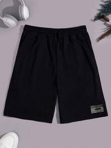 EURMUSE Men 3pcs Pack Drawstring Label Detailed Regular Shorts - Multicolor - View 5