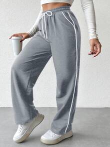 EURMUSE Drawstring Waist Sweatpants, Casual And Stylish For Everyday Wear - Grey - View 5