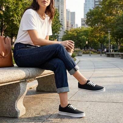 tenis dama deportivos zapatillas mujer casuales unisex hombre sport de deporte de lona zapatos casuales para caminar idel para gym evento sociales 2mx -8mx basicos blanco lila confort pegado