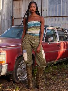 NYA SZN 多色毛衣抹胸 - 彩色 - 查看 4