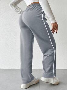 EURMUSE Drawstring Waist Sweatpants, Casual And Stylish For Everyday Wear - Grey - View 2