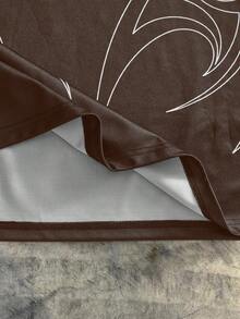 Men's AXEPEAK Casual Fashionable Streetwear T-Shirt - Coffee Brown - View 5
