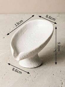 Cirelle Nordic Minimalist Ceramic Soap Holder – A Stylish Bathroom Countertop Organizer For Hotel And Home Decor - one size fits all - View 3