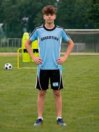 Kit Conjunto Short Para Niño Deportivo 2 Piezas Big City