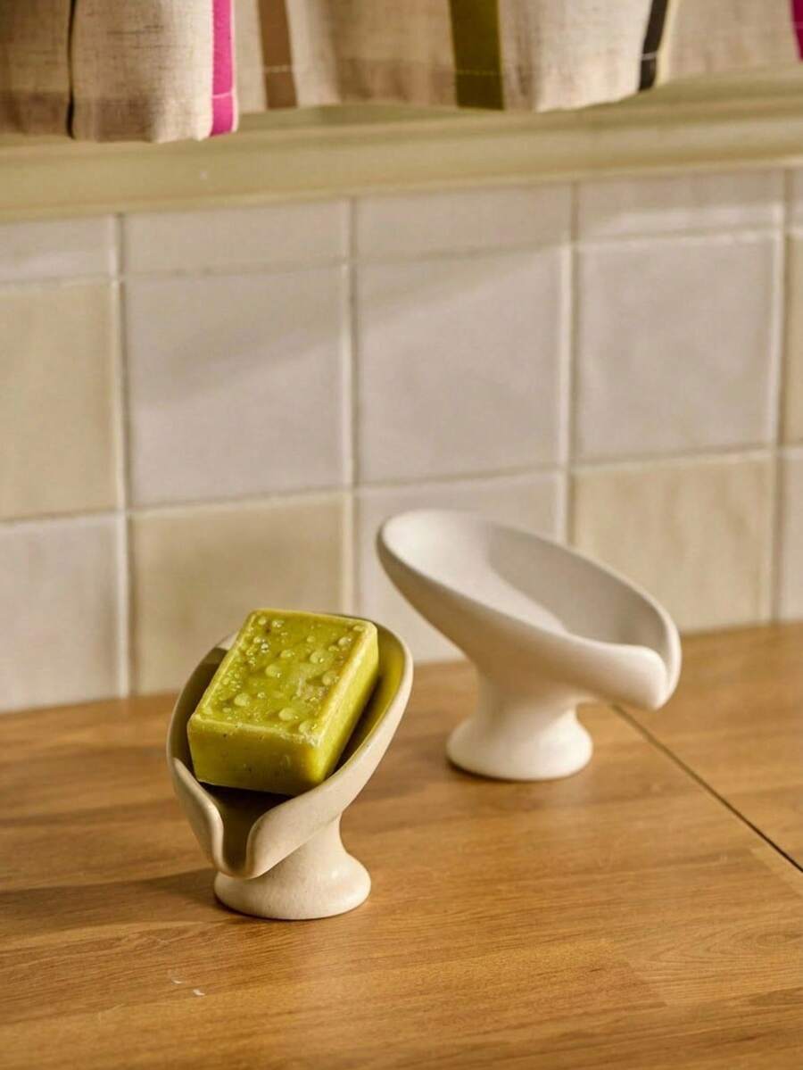 Cirelle Nordic Minimalist Ceramic Soap Holder – A Stylish Bathroom Countertop Organizer For Hotel And Home Decor - one size fits all - View 1
