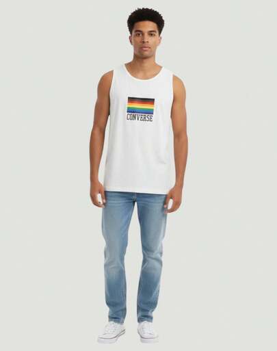  Playera Converse Pride Original Resaque Unisex Cómoda Casual