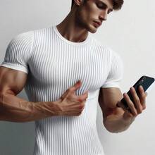 MIL200FIT Men T-Shirts - White - View 1