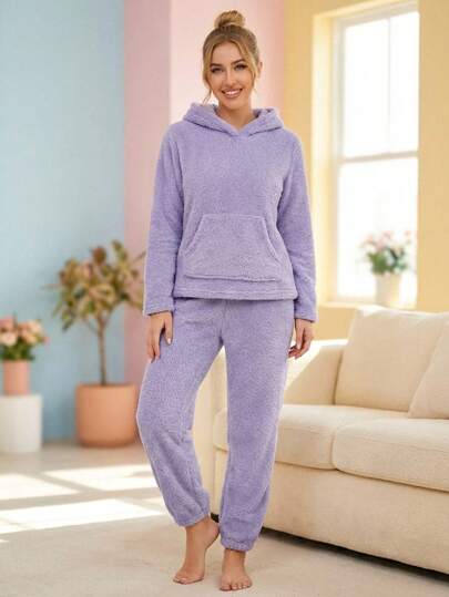 Pijama Teddy para Dama – Conjunto Afelpado Súper Suave