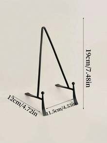 Cirelle Triangular Metal Display Stand - Geometric Iron Shelf For Home Decor & Organizing Small Items - Multicolor - View 7