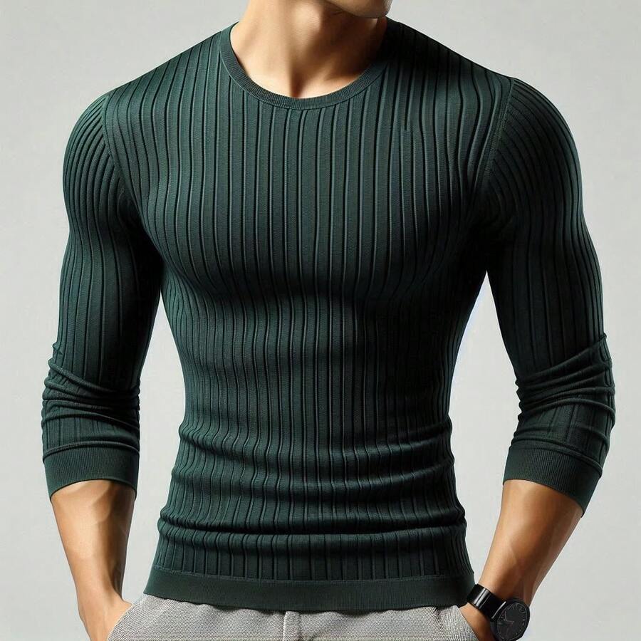 MIL200FIT Men T-Shirts - Dark Green - View 1
