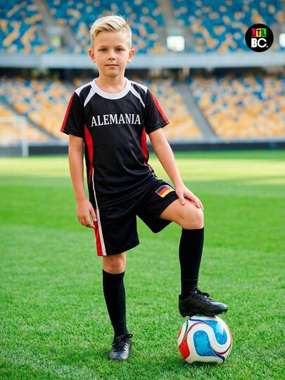  Kit Conjunto Short Para Niño Deportivo 2 Piezas Big City