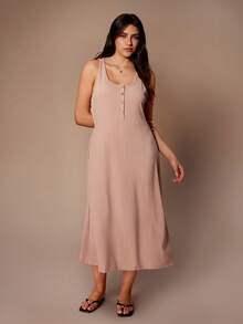 Lazeform 2pcs/Set Solid Ribbed Knit Long Sleeve Robe + Sleeveless Open Front Robe, Plus Size Outerwear - Coral Pink - View 3