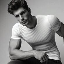 MIL200FIT Men T-Shirts - White - View 4