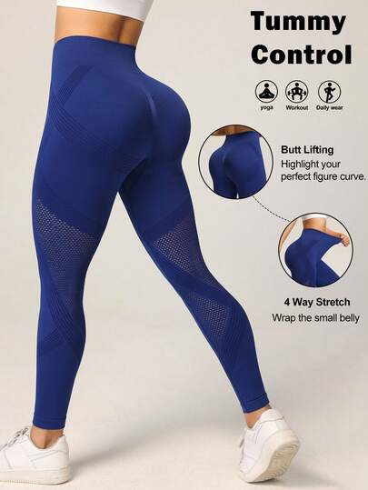 Core Rhythm Women's Seamless High Elasticity Yoga Fitness Sports Casual Leggings