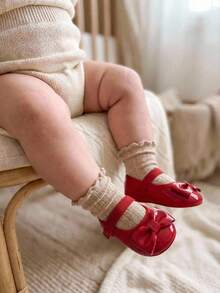 Zapatos planos para Bebé niña - Rojo - Ver 1