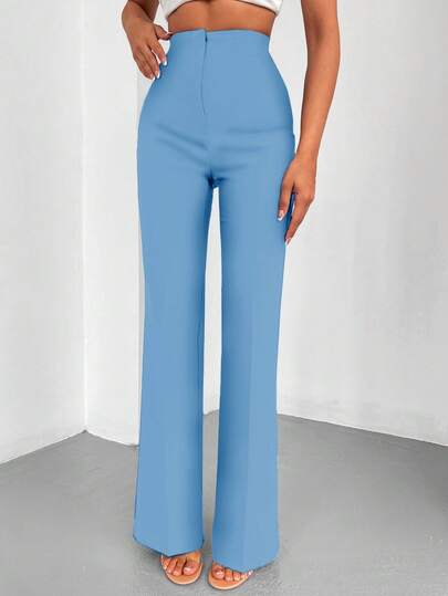 EURMUSE Women's Super High Waisted Elegant Commuting Trousers