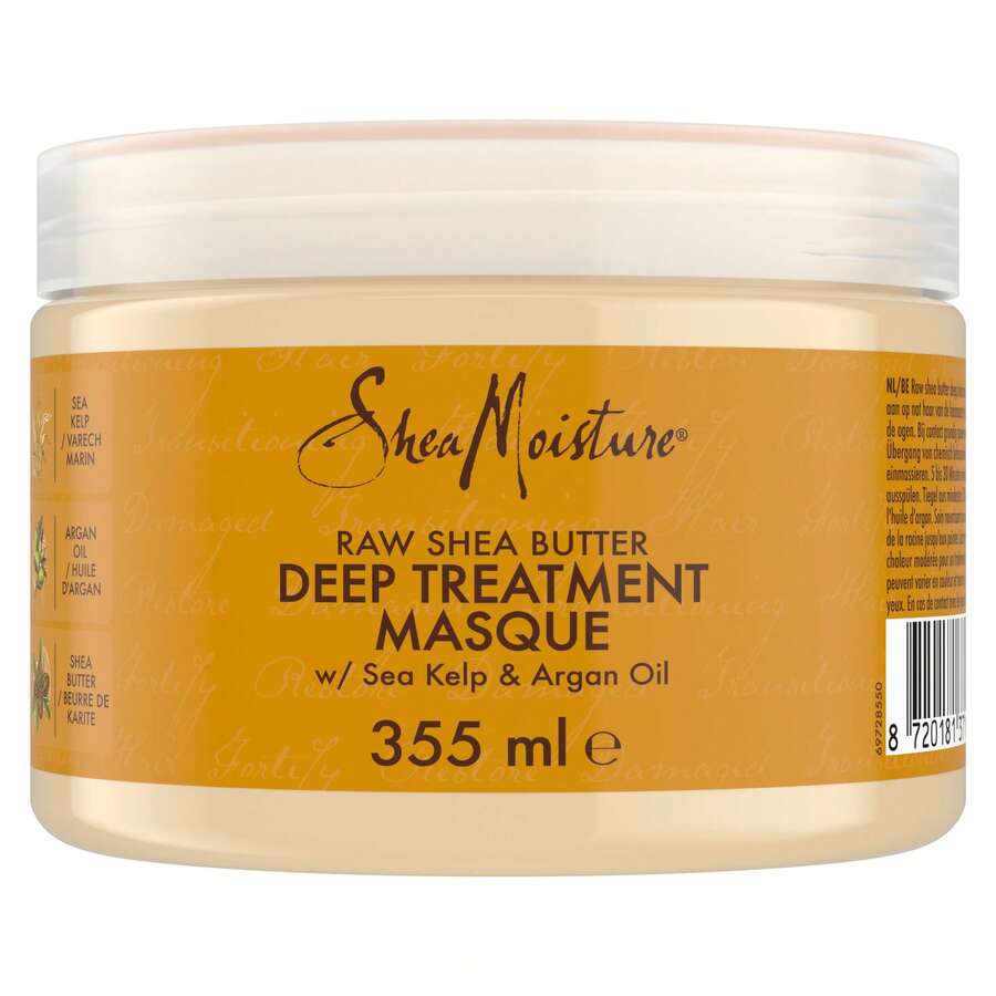 Shea Moisture Raw Shea Butter Deep Moisturising Hair Mask, 355 Ml - White - View 1