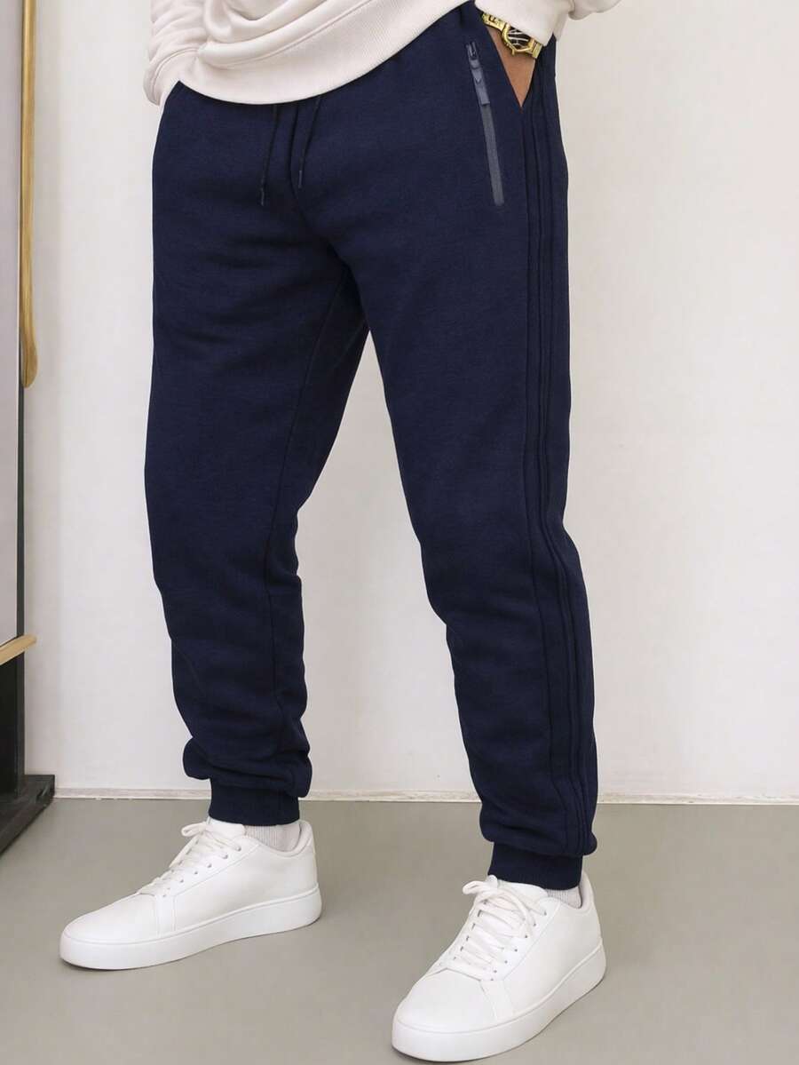 Nes Sport Pants caballero con lineas - Azul Marino - Ver 1