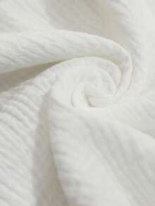 Swim Vcay 女士夏季沙滩系带宽松休闲度假口袋连体裤 - 白色 - 查看 7