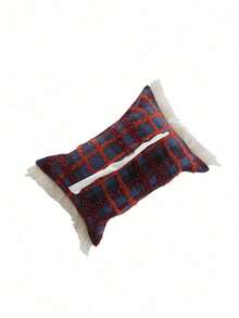 Cirelle Hộp đựng khăn giấy viền tua rua kẻ caro, hộp đựng khăn giấy bằng vải trang trí với thiết kế dệt cổ điển, hộp đựng khăn giấy hình chữ nhật thời trang cho bàn trang điểm, bàn cà phê, bàn làm việc văn phòng và nội thất xe hơi, món quà tân gia, sinh nhật và quà tặng chủ nhà hoàn hảo cho bạn bè, gia đình, những người đam mê trang trí nhà cửa và những người yêu thích phong cách tối giản, mùa xuân đến mùa hè. - Hộp khăn giấy - Xem 14