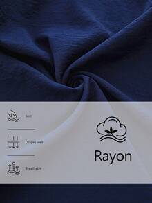 Aalyst 都市时尚简约休闲度假新款女士深蓝色V领无袖荷叶边抽绳及踝连衣裙，适合日常穿着、婚礼、正式场合、通勤、毕业派对、假日、约会、聚会、万圣节、圣诞节、新年、感恩节等各种场合。 - 藏蓝色 - 查看 7