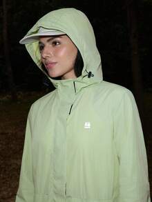 In My Nature 女士宽松拉链休闲外套 - 綠色 - 查看 3