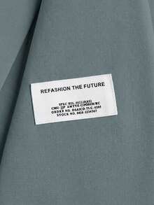 Manfinity Unisex 男士休闲百搭圆领卫衣短裤两件套 - 藍色 - 查看 5