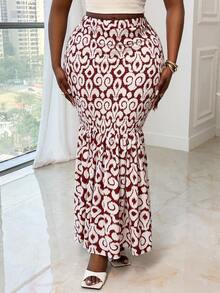 Xyvia Đầm nữ cao cấp màu đỏ tía và trắng, thiết kế dáng đuôi cá, thắt eo, thanh lịch, phong cách boho chic, thích hợp cho lễ hội miền Tây, thích hợp cho Ngày động, Lễ Phục sinh, du lịch, kỳ nghỉ, phong cách đường phố, thiết kế thời trang thiết yếu mùa xuân/hè, đầm nữ đa năng, thanh lịch. - Nhiều màu - Xem 3