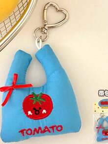 Joivida 1个可爱购物袋钥匙扣，多功能背包挂饰，钥匙链装饰，娃娃吊坠 - 彩色 - 查看 15