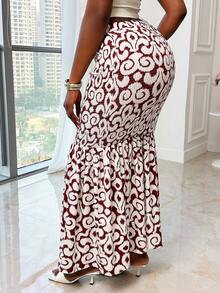 Xyvia Đầm nữ cao cấp màu đỏ tía và trắng, thiết kế dáng đuôi cá, thắt eo, thanh lịch, phong cách boho chic, thích hợp cho lễ hội miền Tây, thích hợp cho Ngày động, Lễ Phục sinh, du lịch, kỳ nghỉ, phong cách đường phố, thiết kế thời trang thiết yếu mùa xuân/hè, đầm nữ đa năng, thanh lịch. - Nhiều màu - Xem 2